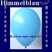 Luftballons Standard R-O 27 cm Himmelblau 100 Stück