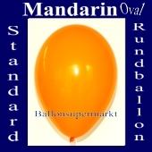 Luftballons Standard R-O 27 cm Mandarin 100 Stück