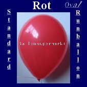 Luftballons Standard R-O 27 cm Rot 10 Stück