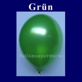 Luftballons Metallic 25 cm Grün R-O 100 Stück