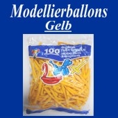 Modellierballons, Gelb, 100 Stück