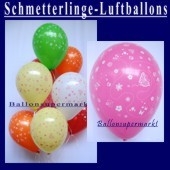 Motiv-Luftballons-Schmetterlinge