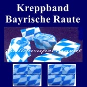 Bayrische Raute Kreppband, Festdekoration bayrische Wochen