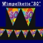 Wimpelkette "30"