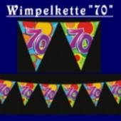 Wimpelkette "70"