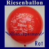 Riesenballon-Geburtstag-Happy-Birthday-Rot-(Helium)