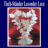 Tischdekoration-Hochzeit-Tisch-Staender-Lavender-Love