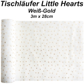 Tischläufer Little Hearts, 3 Meter Rolle