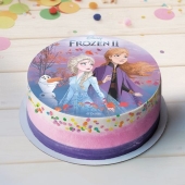 Tortendekoration Frozen Tortenaufleger zum Kindergeburtstag