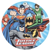 Torten-Dekoration Justice League zum Kindergeburtstag