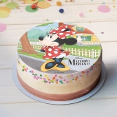 Tortendekoration Minnie Maus Tortenaufleger zum Kindergeburtstag