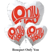 Valentinstag Ballon-Bouquet "Only You"