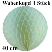 Wabenkugel, Wabenball, weiß, 40 cm, 1 Stück