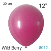 Luftballon in Vintage-Farbe Wild Berry, 12"