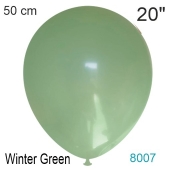 Luftballon in Vintage-Farbe Winter Green, 20"