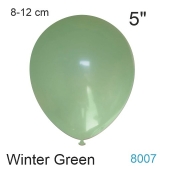 Luftballon in Vintage-Farbe Winter Green
