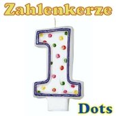 Zahlenkerze 1