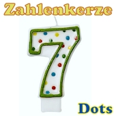 Zahlenkerze 7