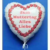 Zum-Muttertag-Alles-Liebe-weisser-Herzluftballon-aus-Folie-mit-Helium