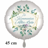 Zur Kommunion Alles Liebe, Luftballon, 45 cm