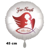 Zur Taufe Alles Gute - Girl - Engel, Folienballon inklusive Helium