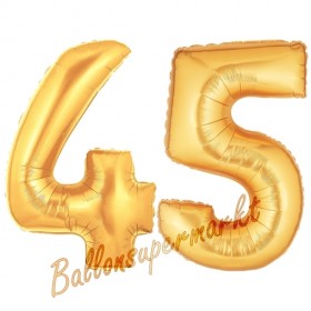 45. Geburtstag Deko-Set In Olivgrün & Gold – Inkl. Folienballon, Banner, Girlanden & Luftballons Für Eine Perfekte Feier