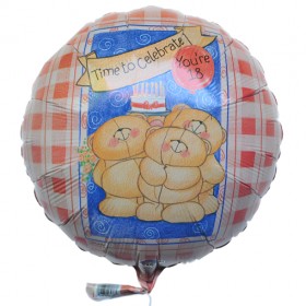 Amscan Folienballon „18. Geburtstag“ – 43 Cm – Holografischer Glanzeffekt – Für Helium Oder Luft