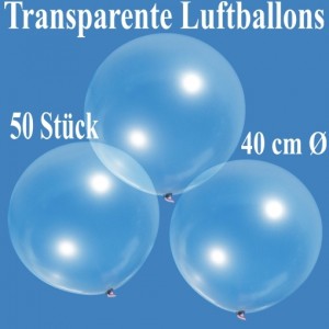 50 Stück 30cm Helium Bubble Ballons Transparent Luftballons Perfekt Rund Klar 