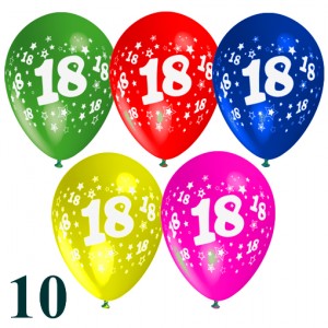 Geburtstag Ø 30 cm Restposten 100 Stück Luftballons Rundballons 18 