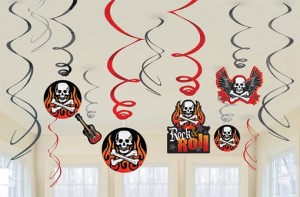 30-teiliges Set Rock'n'Roll Schallplatten-Dekoration – 17,8 Cm, Beidseitig Bedruckt, Für 50er-Jahre-Party, Geburtstag, Disco