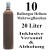 10 Ballongas Helium 20 Liter Flaschen