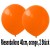 Luftballons Latex 40cm Ø, Orange, 2 Stück