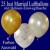 Just Married Luftballons, 25 Hochzeitsballons mit Helium-Einwegflasche