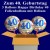 Geburtstag "Balloons 40", 3 Ballons aus Folie mit Helium zum 40. Geburtstag
