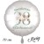 Herzlichen Glückwunsch Boho. Großer Luftballon zum 38. Geburtstag mit Helium-Ballongas