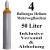 4 Ballongas Helium 50 Liter Flaschen