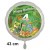 Dinosaurier-Luftballon zum 4. Geburtstag, 43 cm, mit Ballongas zum Geburtstag