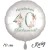 Herzlichen Glückwunsch Boho. Großer Luftballon zum 40. Geburtstag mit Helium-Ballongas