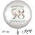Herzlichen Glückwunsch Boho. Großer Luftballon zum 58. Geburtstag mit Helium-Ballongas