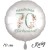 Herzlichen Glückwunsch Boho. Großer Luftballon zum 70. Geburtstag mit Helium-Ballongas