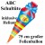 ABC-Schultüte, großer Luftballon aus Folie mit Helium-Ballongas zu Schulanfang, Einschulung