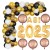 Abitur - Abiparty Deko Set 2025 gold-roségold - 94-teilig