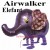 Elefant, Airwalker Luftballon aus Folie mit Helium