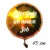 Alles Gute im neuen Job, Rundluftballon aus Folie, Gold, 45 cm, ohne Helium-Ballongas