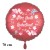 Alles Gute im Ruhestand, Rundluftballon aus Folie, satin-rot. Flowers, 70 cm, inklusive Helium-Ballongas