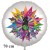 Alles Gute zum Führerschein! Ampel auf Grün.Luftballon aus Folie, satinweiß, 70 cm, inklusive Helium-Ballongas
