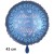 Alles Liebe zur Taufe. Rundluftballon, Satin de Luxe, blau, 43 cm