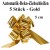 Automatik-Ziehschleifen Gold, 5 cm, 5er Set