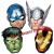 Avengers Party Masken, 6 Stück