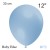 10 Luftballons 30cm, Vintage-Farbe Baby Blue